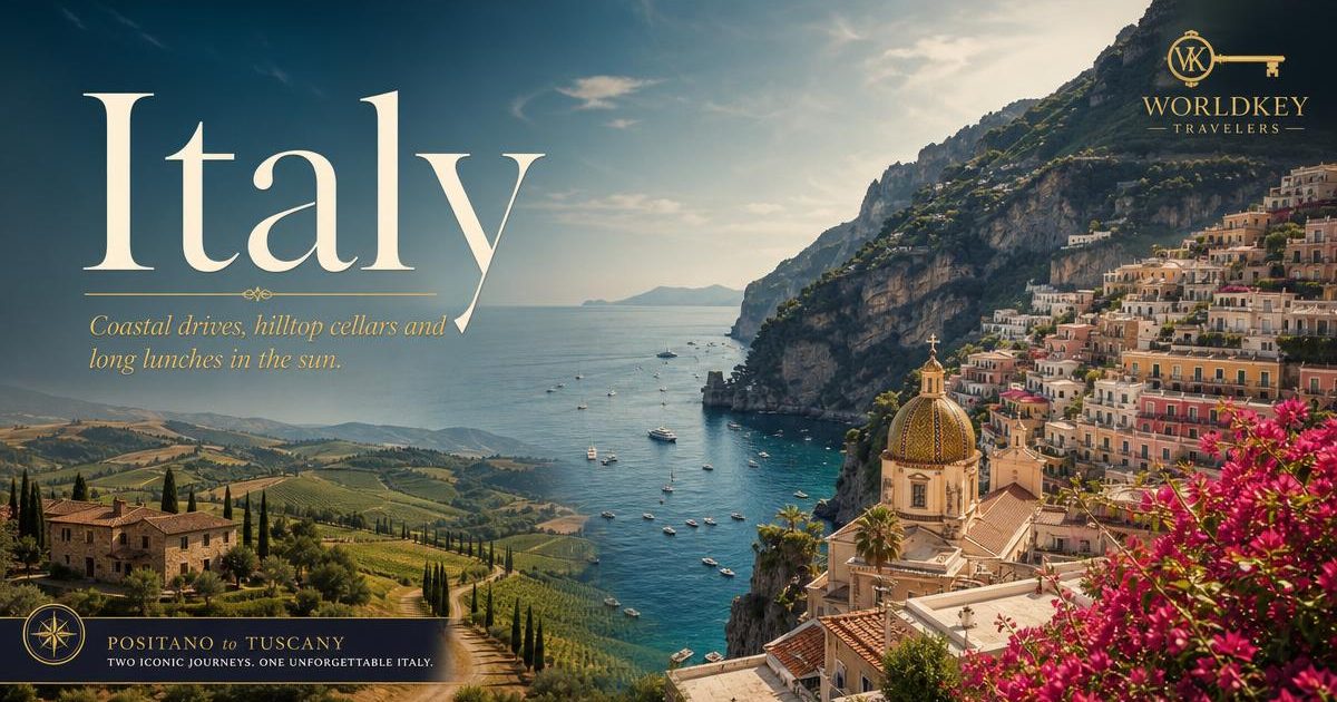 Italy, Amalfi & Tuscany — Vespa tour of Chianti hill towns